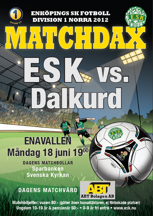 Sprid matchaffischer!