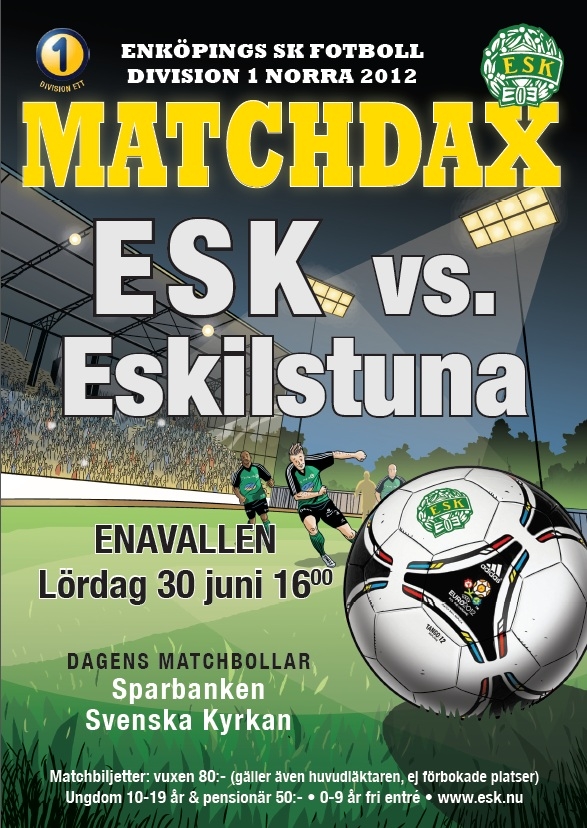 Sprid matchaffischer!