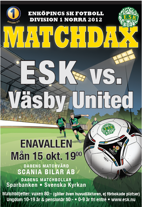 Sprid matchaffischer!