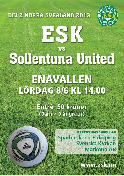 Sprid matchaffischer!