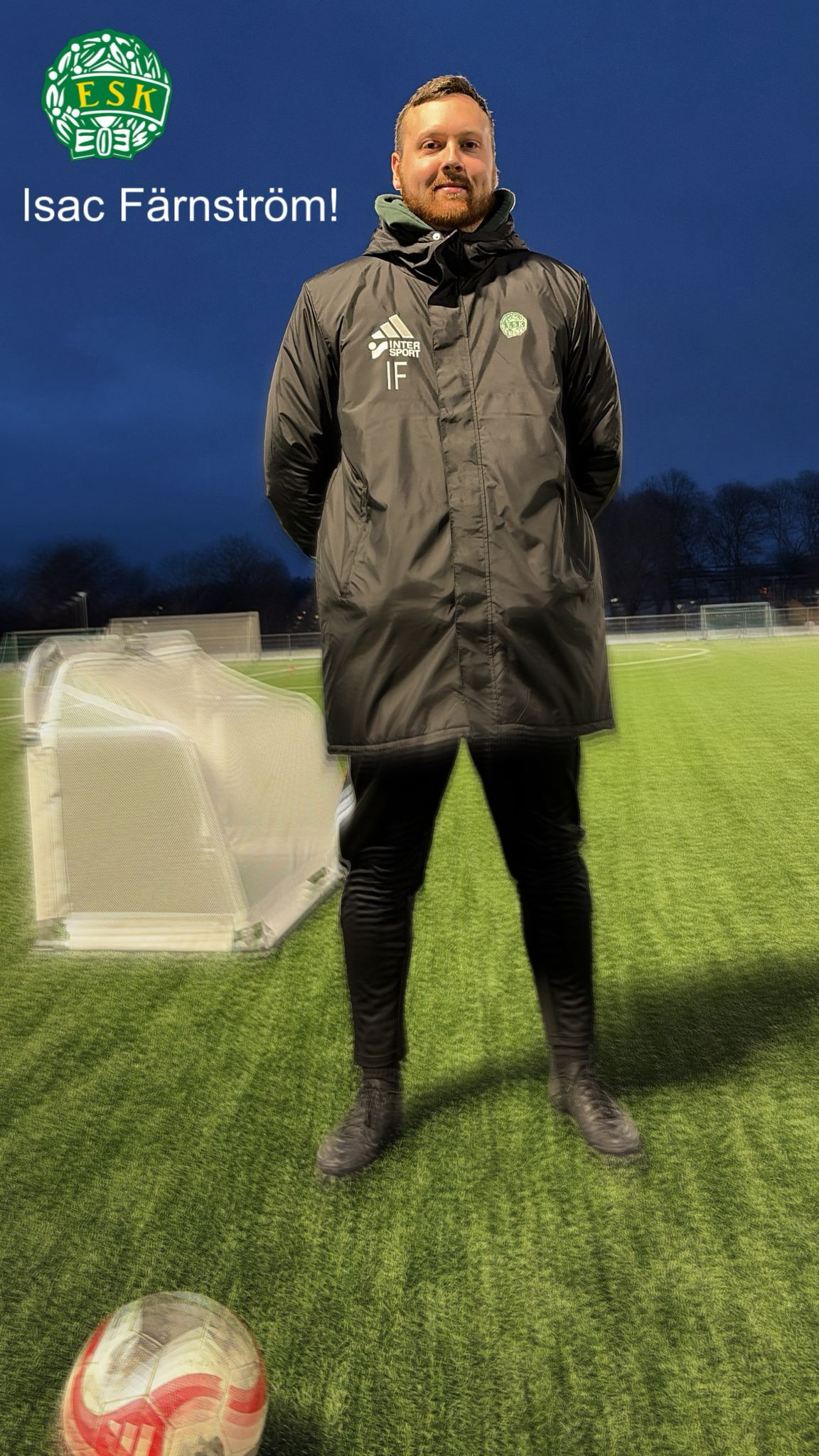 Isac Färnström klar som ny assisterande tränare i ESK!