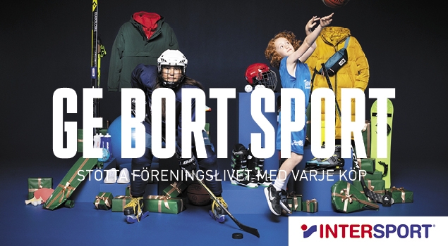 Ge bort sport i jul och stötta samtidigt vår förening!